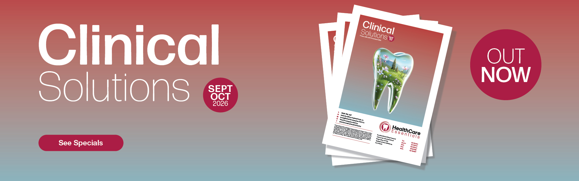 Clinical Solutions Sep/Oct 2026 Out NOW